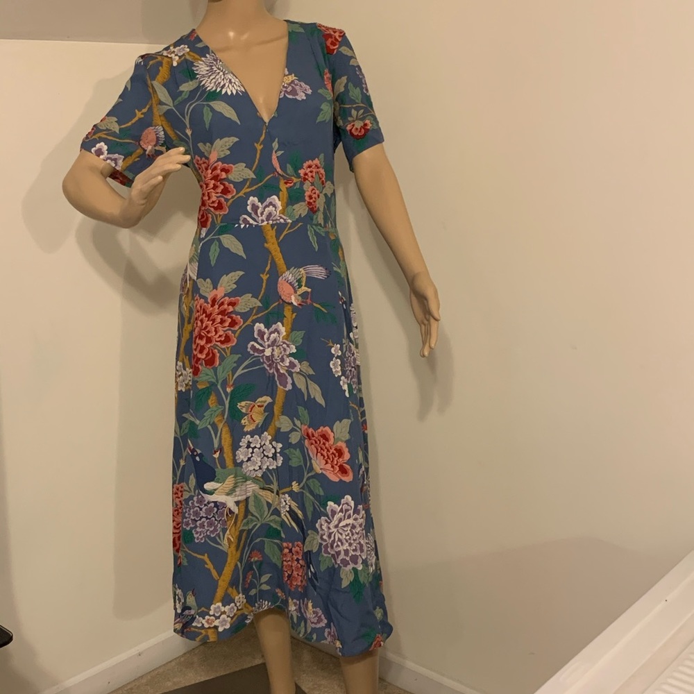 GP & J Baker x H&M - Blue Floral Dress